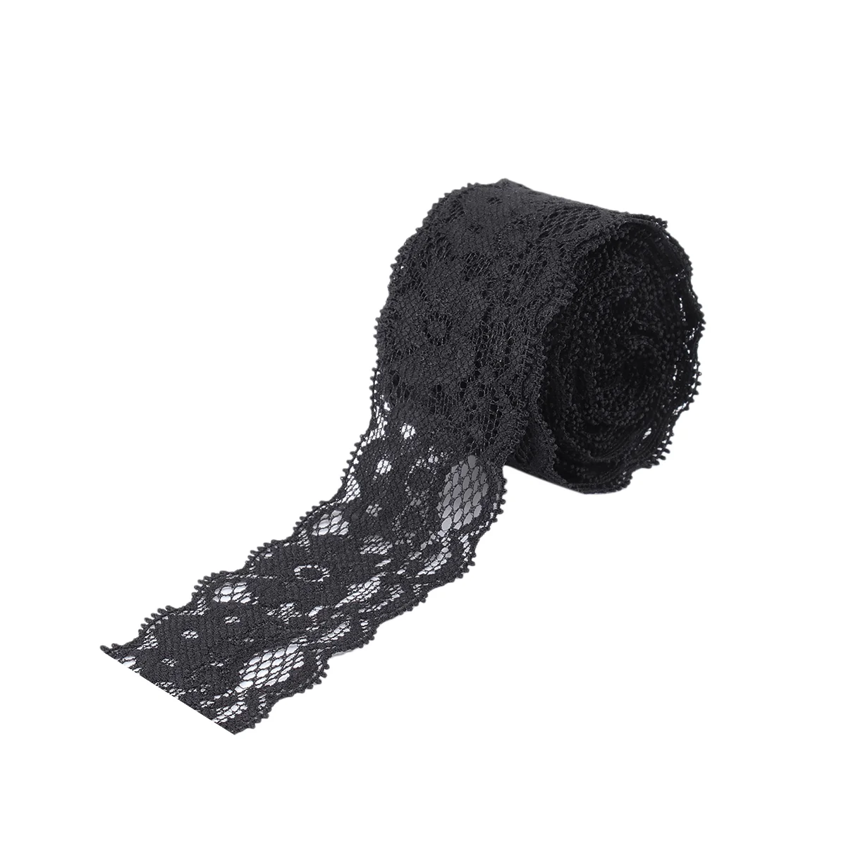 

Lace Ribbon Ribbonsblack Sewing Stretchy Diy Craft Wedding Bridal Wrapping Trim Gift Burlap Crafts Flower