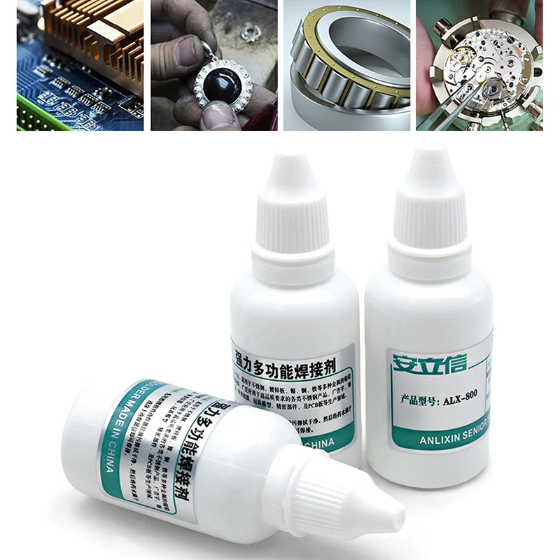 

40ml Multifunctional Stainless Steel Liquid Flux Soldering Paste Flux Liquid Solders Iron Water Durable Liquid Tools