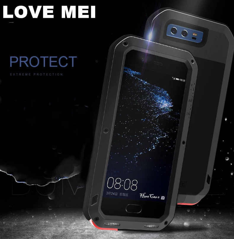 

Hot Full Protector Metal Armor Silicon Case For Huawei P30 P40 Pro P20 Lite P10 Mate 40 30 Pro 20 10 Nova 4e 3e 4 Cover