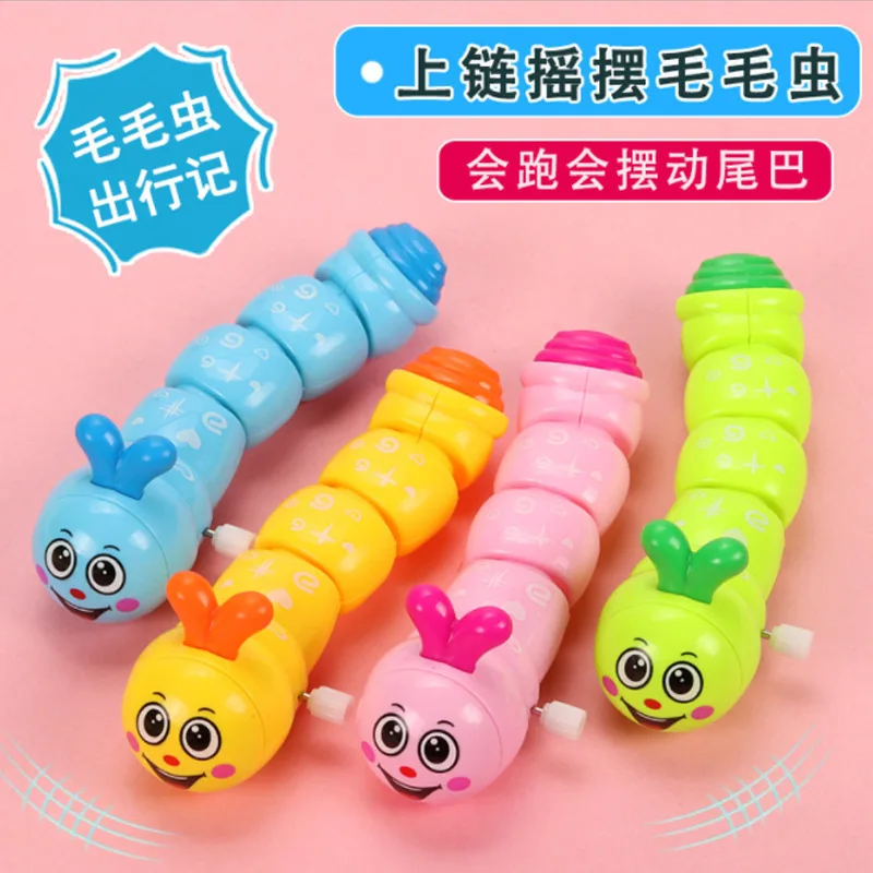

BoysAndGirlsBabyFunChildren'sPuzzleClockworkCaterpillarWillRunCuteCartoonSmallAnimalSpringInsectWormChristmasBirthdayGiftToy