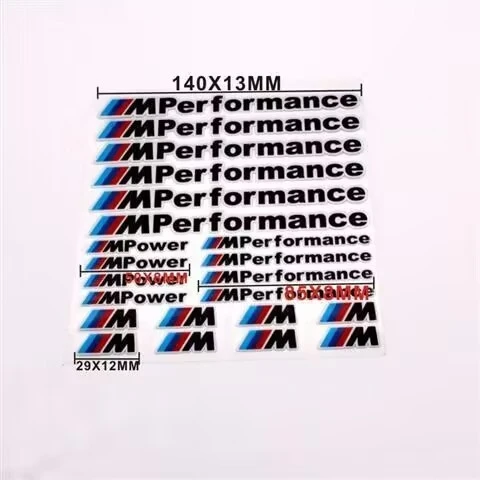 Фото Наклейки-эмблемы для автомобилей BMW M 50TH Power Performance E28 E30 E34 E36 E46 E60 E90 F84 F87 X1 X3 X5 X6 №1