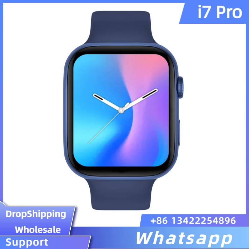 

2022 IWO i7 Pro Смарт-часы 7 Bluetooth Вызов Серия 7 Смарт-часы спортивные водонепроницаемые пульсометр пользовательские обои PK S7 W27 MAX Pro