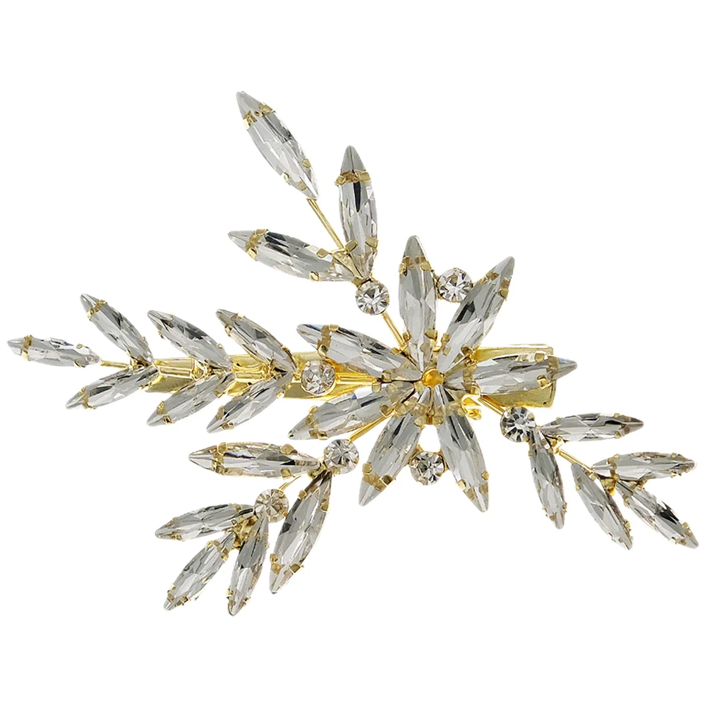 

Bride Full Diamond Hair Clip Accessories Wedding Barrettes Vintage Styling Rhinestone Clips Brides Hairpins Women