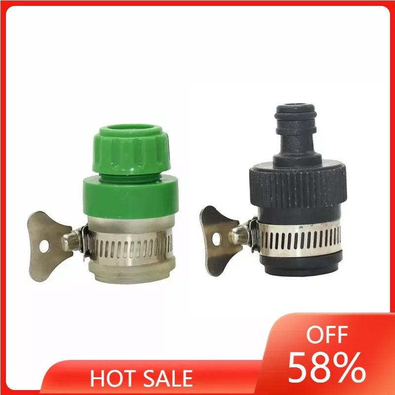 

hose to 16mm round tap connectors garden tap Water Faucet Quick Connector 16mm hose fittings 1pcs