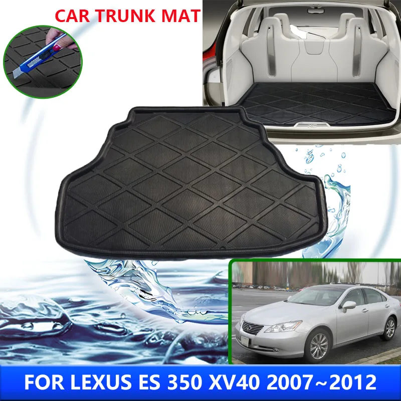 Для Lexus ES 350 XV40 2007 ~ 2012 2008 2009 2010 2011 защитная накладка на багажник автомобиля