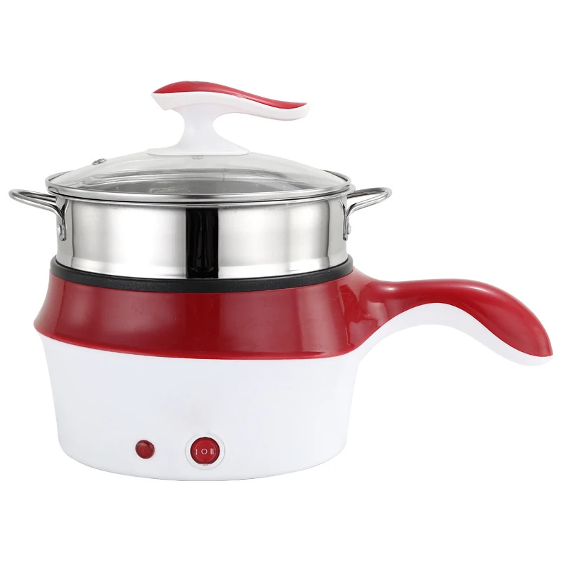 

Multifunctional Electric Cooker Hot Pot Mini Non-stick Food Noodle Cooking Skillet Egg Steamer Soup Heater Pot Frying Pan