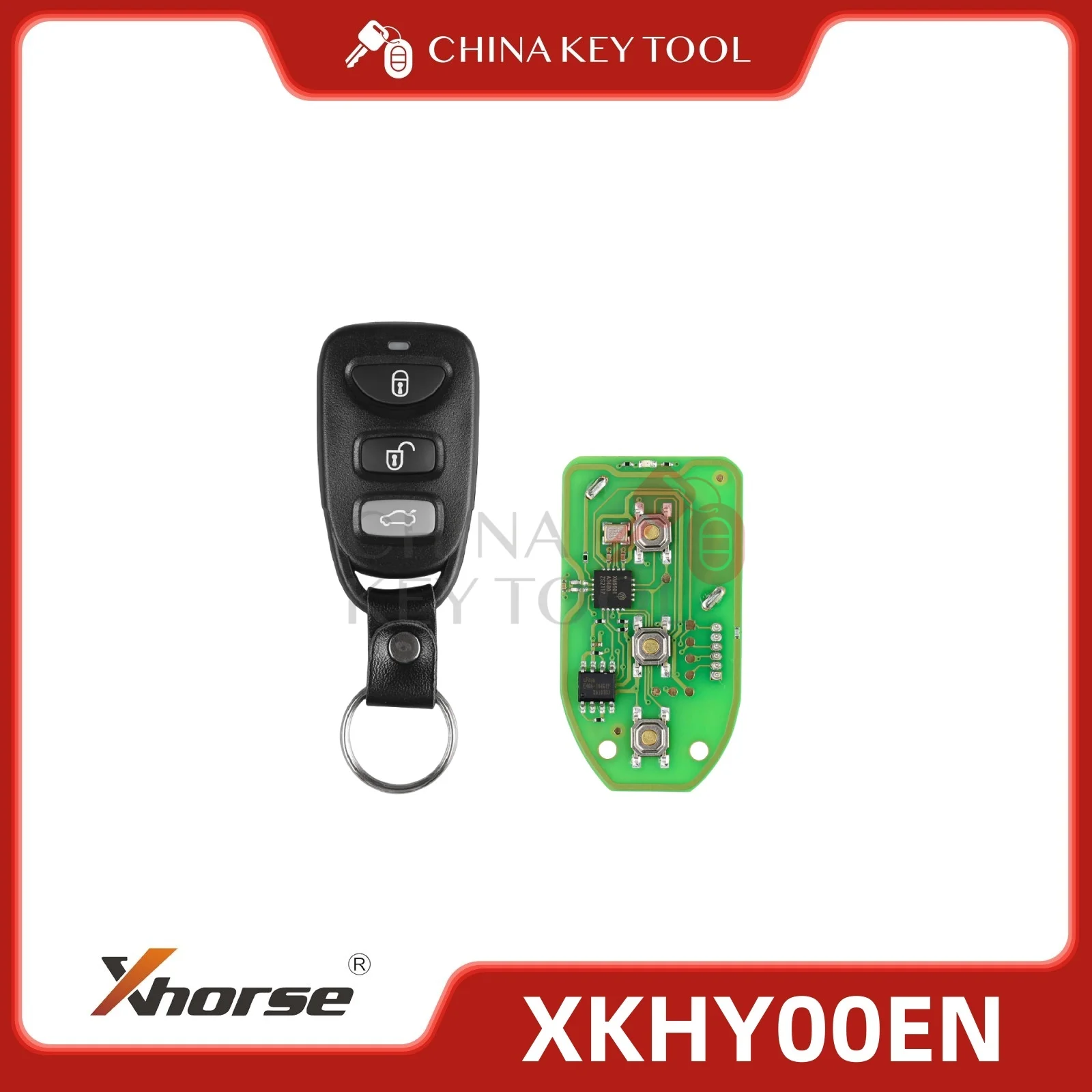 Проводной дистанционный ключ Xhorse 2-го поколения для Hyundai XKHY21EN XKHY25EN XKHY00EN XKHY01EN XKHY02EN XKHY05EN, глобальная версия