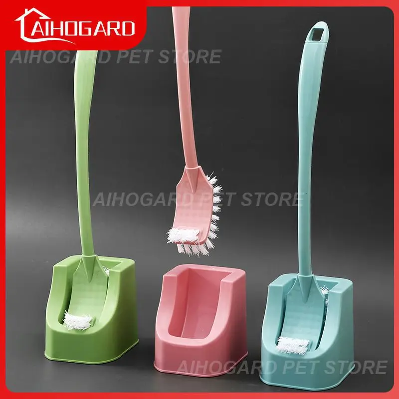 

Deep Into The Groove Along The Cleaning Dirt Toilet Brush Arc Curve Household Two-sided Brush Head Two-way Decontamination Brush