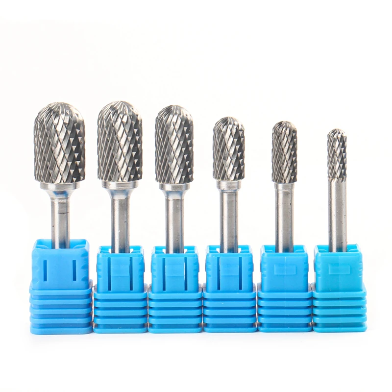 CX Type Head Tungsten Carbide Rotary File Tool Point Burr Grinder Abrasive Tools Drill Milling Carving Bit Tools for Metal Wood