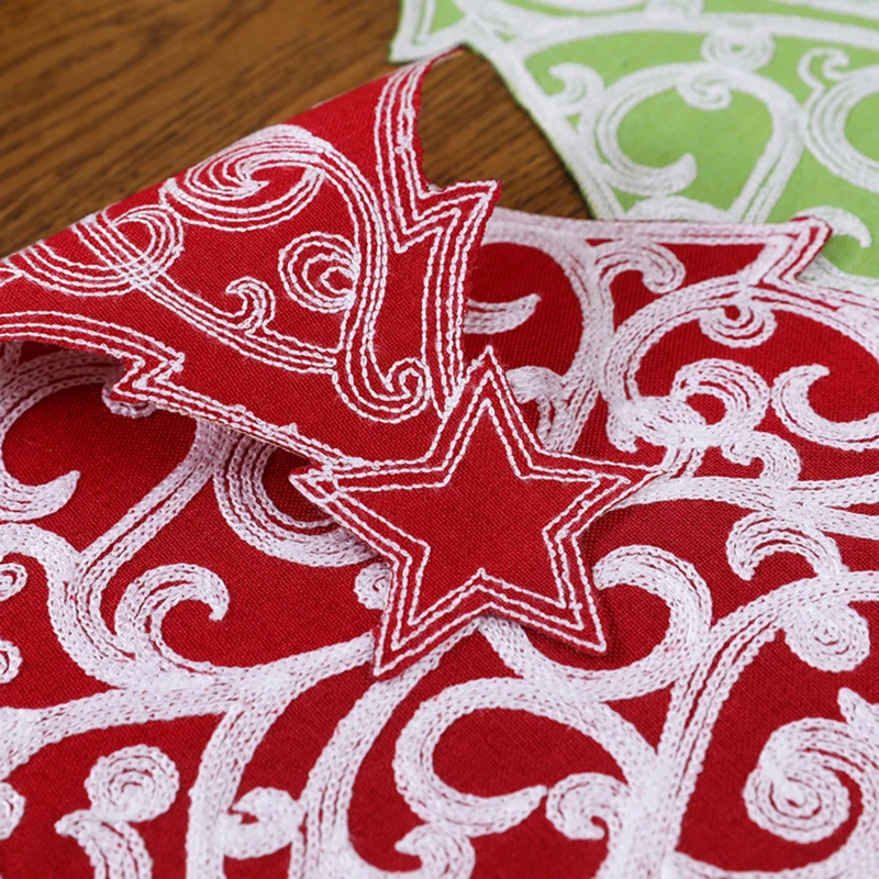 Рождественские льняные салфетки |