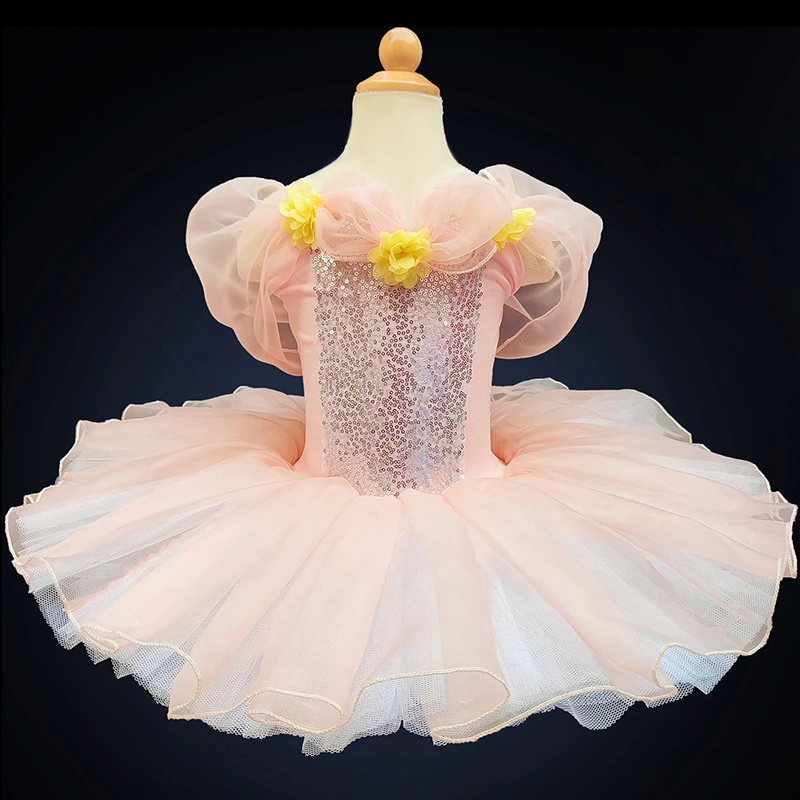 

Professional Kid Girls Ballet Dance Skirts Leotards Tutu Princess Dress Ballerina Gymnastics Costumes Party Dancewear