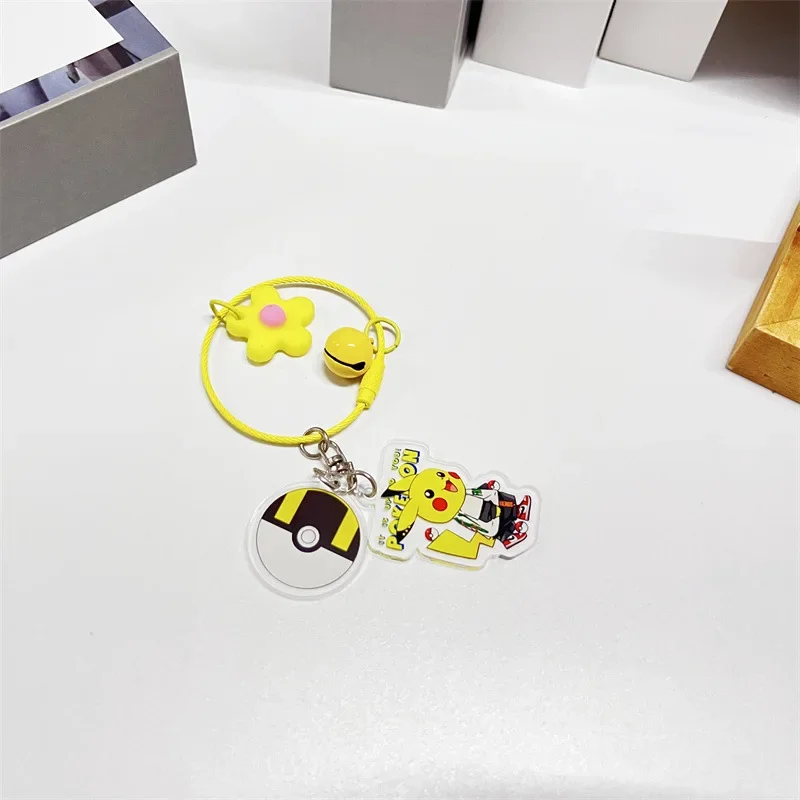 Брелок для ключей Pokemon Pikachu Y2k женщин сумка подвеска ювелирные изделия модный панк