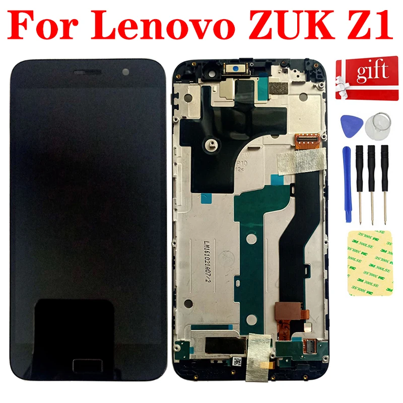 

LCD For Lenovo ZUK Z1 LCD Display Panel Module ZUK Z1 Touch Screen Digitizer Sensor Glass Assembly with Frame Replacement