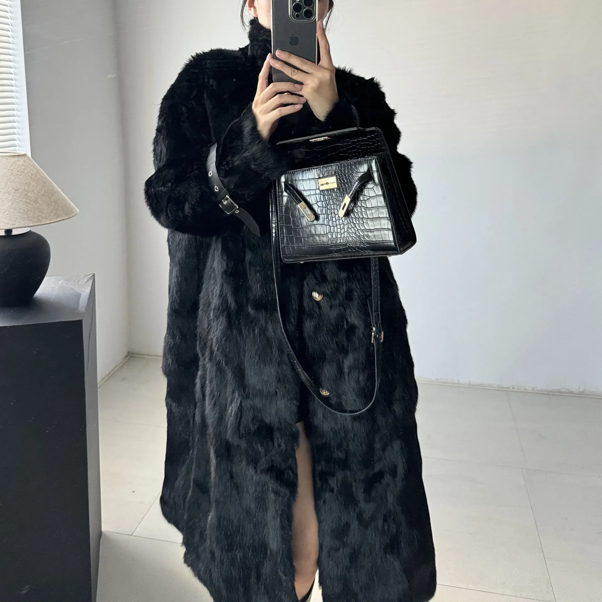 Женское зимнее пальто TINT ERA из искусственного меха