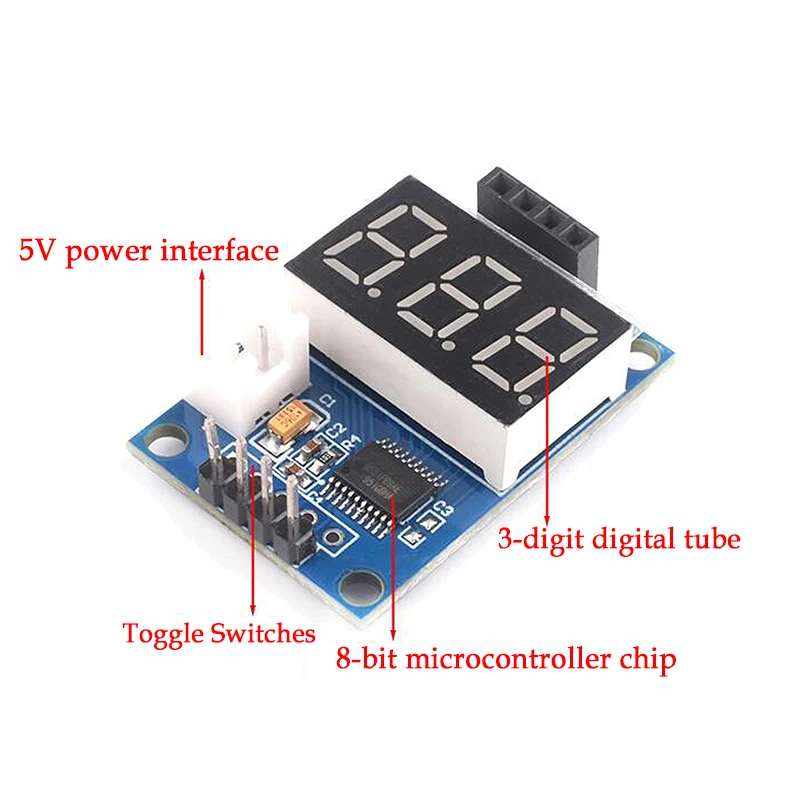 Модуль ультразвукового измерения расстояния HC-SR04 тестовая версия