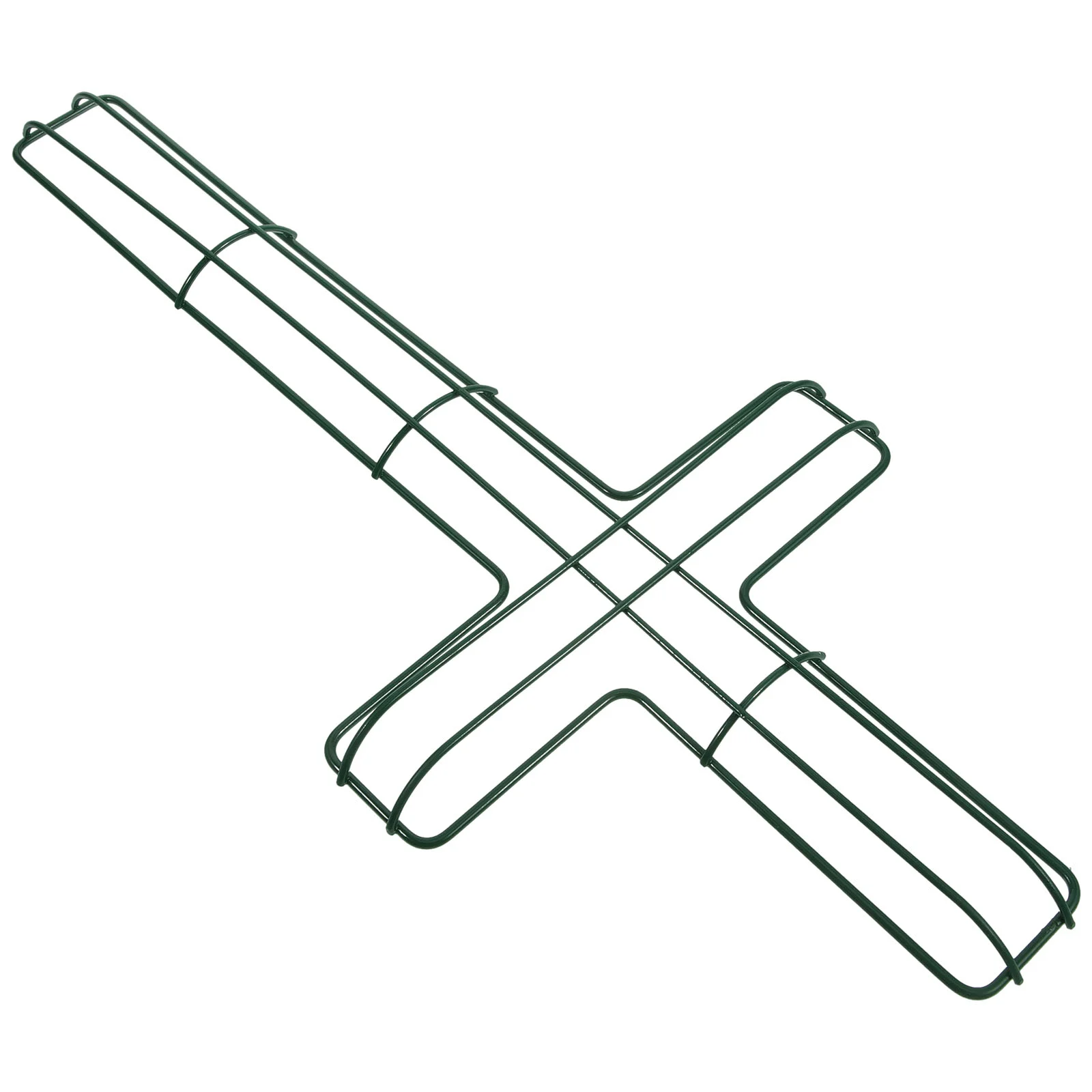 Рамка для венка рождественская гирлянда обруч украшение на стену (зеленый-40*15 см)