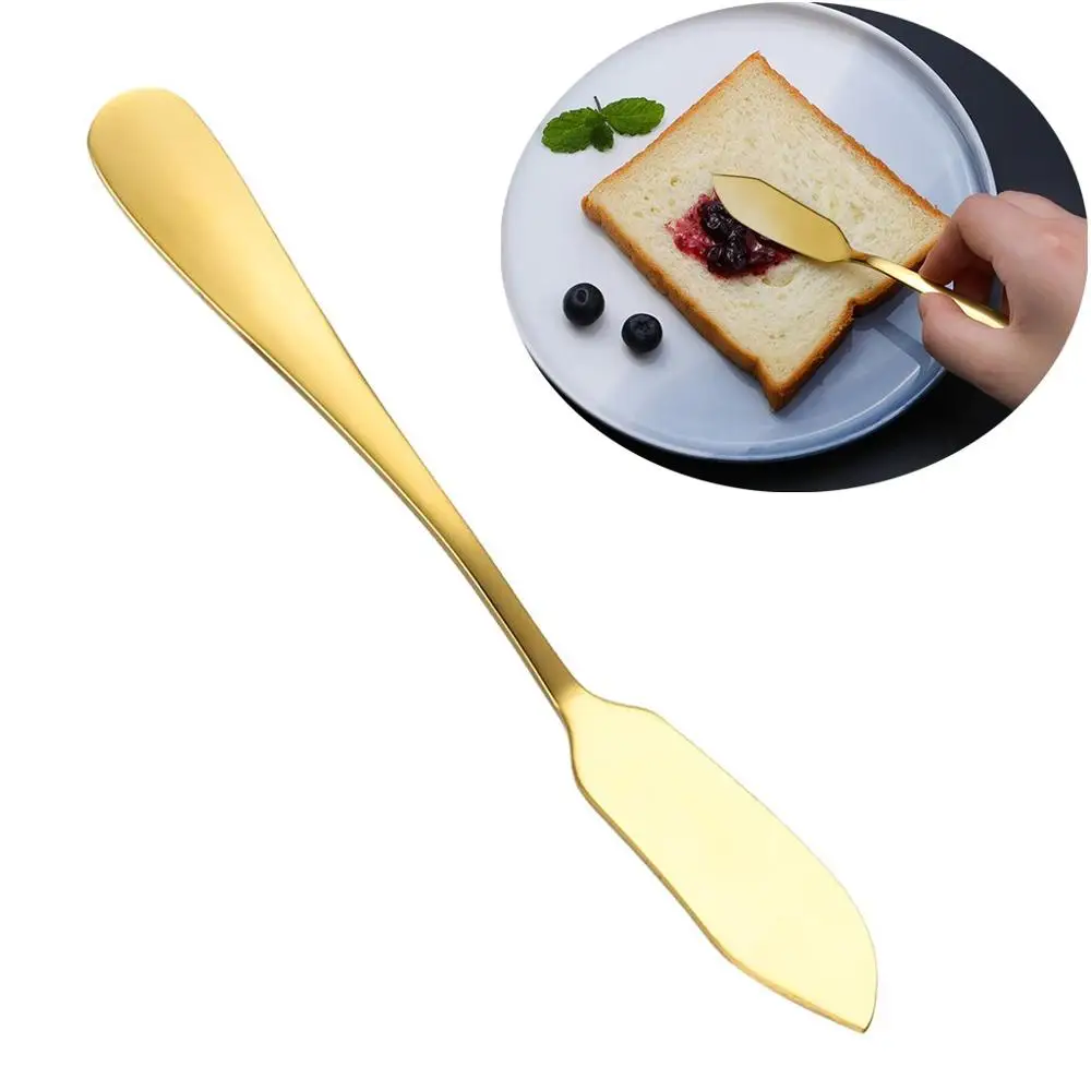 

Stainless Steel Better Butter Knife Spreader Easy Spread Cold Hard Butter Cheese Jams Knifes Western Cutlery Breakfast Tool