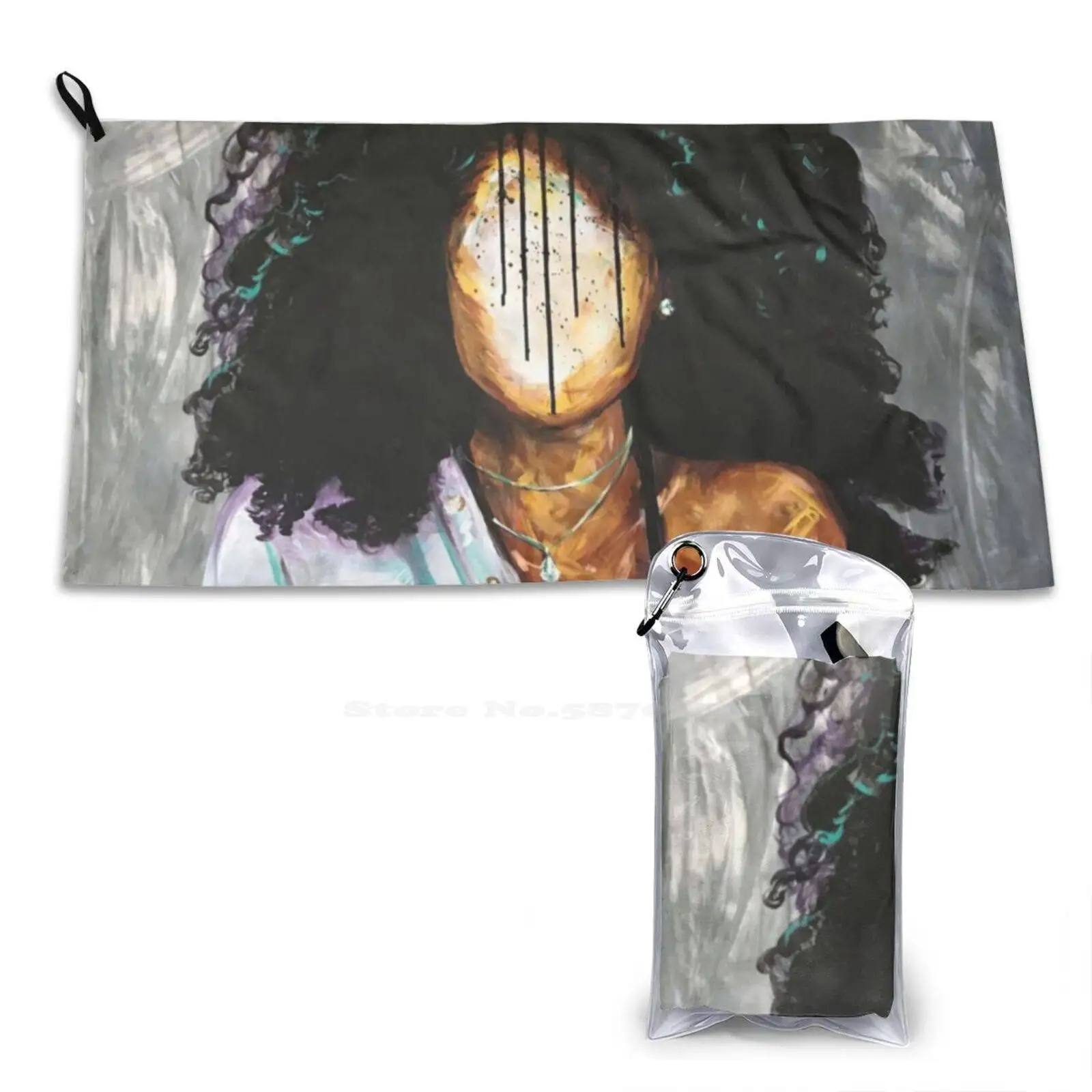 Водонепроницаемые мочалки Xlii, быстросохнущее полотенце для душа, пляжное полотенце Dacre8Iveone, портреты Love Royal Атланты