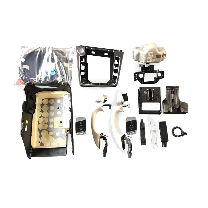 Для Golf 7 MK7.5 однокнопочный запуск двигателя бесключевой доступ Kessy Система