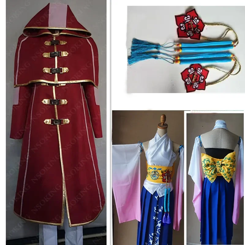 FC6Final Game Fantasy FF Type-0 Пальто для косплея Yuna DRESSS Костюмы на заказ @ FC8!