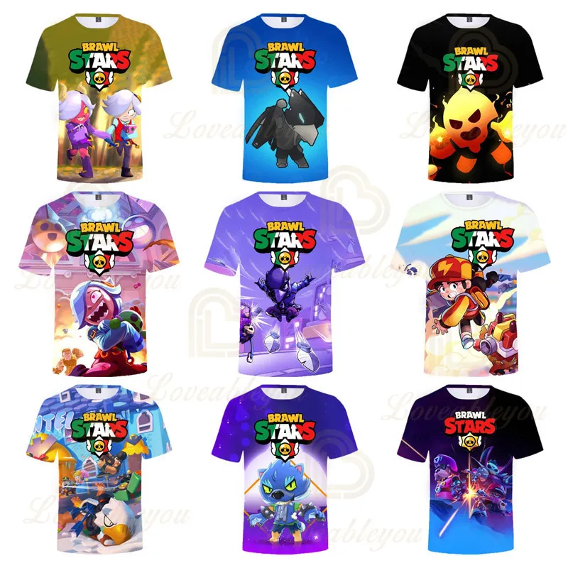 

Teen Kids T Shirts Clothes SUV Mr.P Rosa and Star, Game 3d Boys Girls Tops T-shirt Shark Janet Bonnie Ruffs Children's Wear