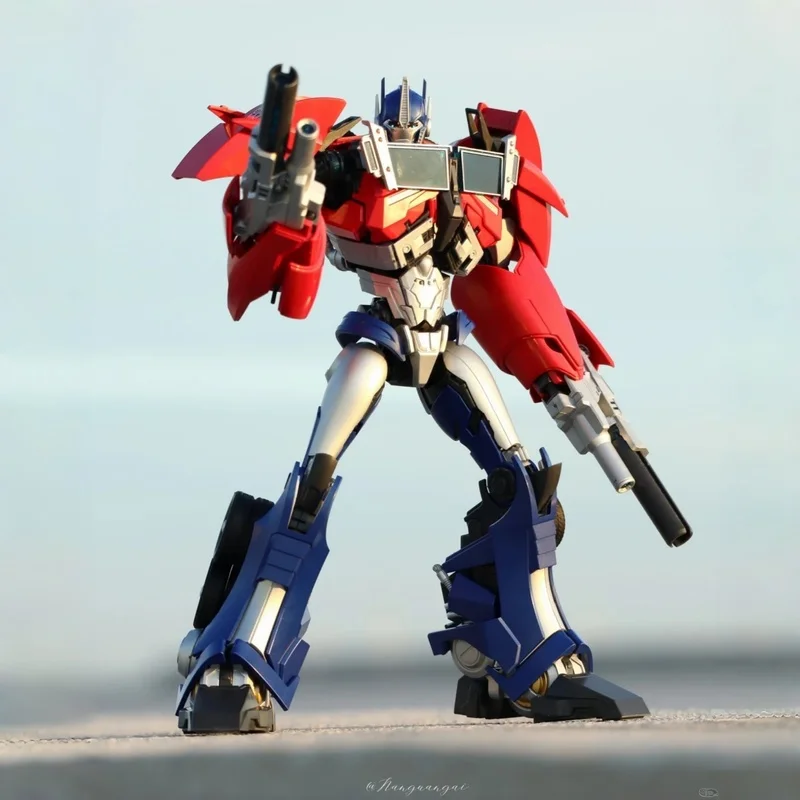 Фото Коллекционная подвижная фигурка Blokees Оптимус Прайм из серии Transformers Prime Legend Edition, модель для демонстрации, подарок №2