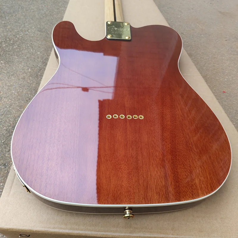 Электрогитара с кленовым грифом высокое качество имитация плеч на складе