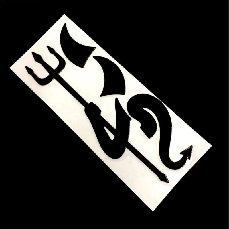 

3D трехмерный маленький дьявол, автомобильная наклейка, автомобильный Стайлинг, украшение, наклейка, мягкая ПВХ автомобильная наклейка, автомобильный цветок, водонепроницаемый, модифицированный