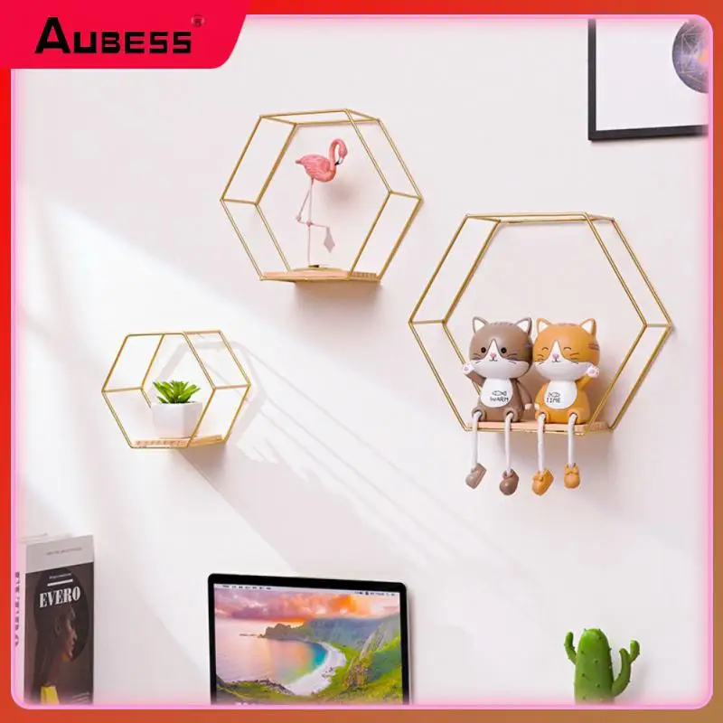 Floating Shelf Decorative Grid Decoration Wall Crystal Shelf Wall Shelf Decoration Living Room Wall Organizer Home Decoration