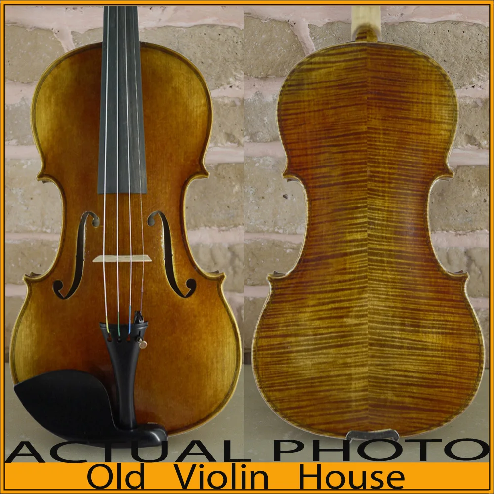 

100% handmade. Guarneri Del Gesu 1742 Lord Wilton Violin Model . Rich Powerful Tone. Antique Violin Oil Varnish, No.1444