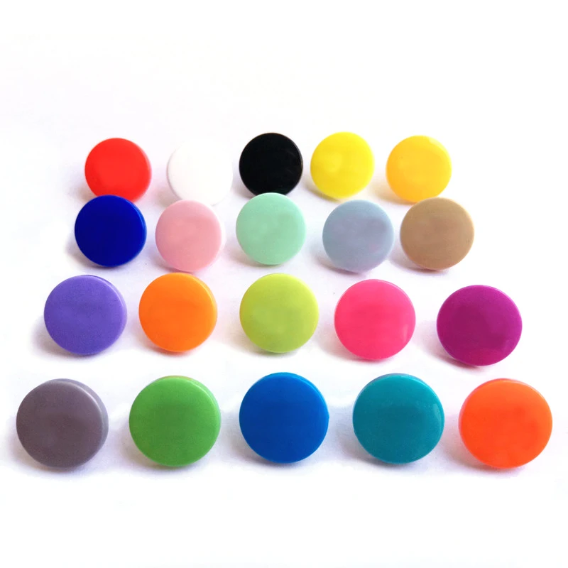 6000sets Original T5 Size 20 KAM Diaper Plastic Resin Snaps Fasterner Buttons for Cloth (1000 sets per color ) 60 Colors