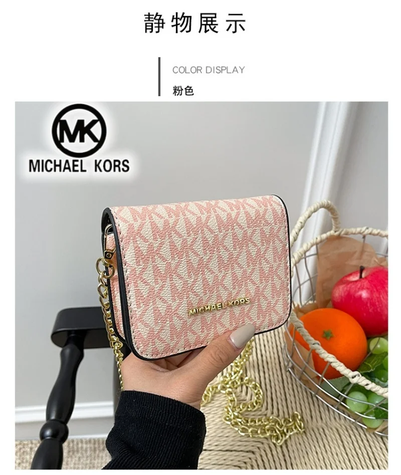 Фото Женская сумка через плечо Michael Kors 2026, модная и повседневная сумка на цепочке, мини-сумка для путешествий, эксклюзивная сумка для девушек №3