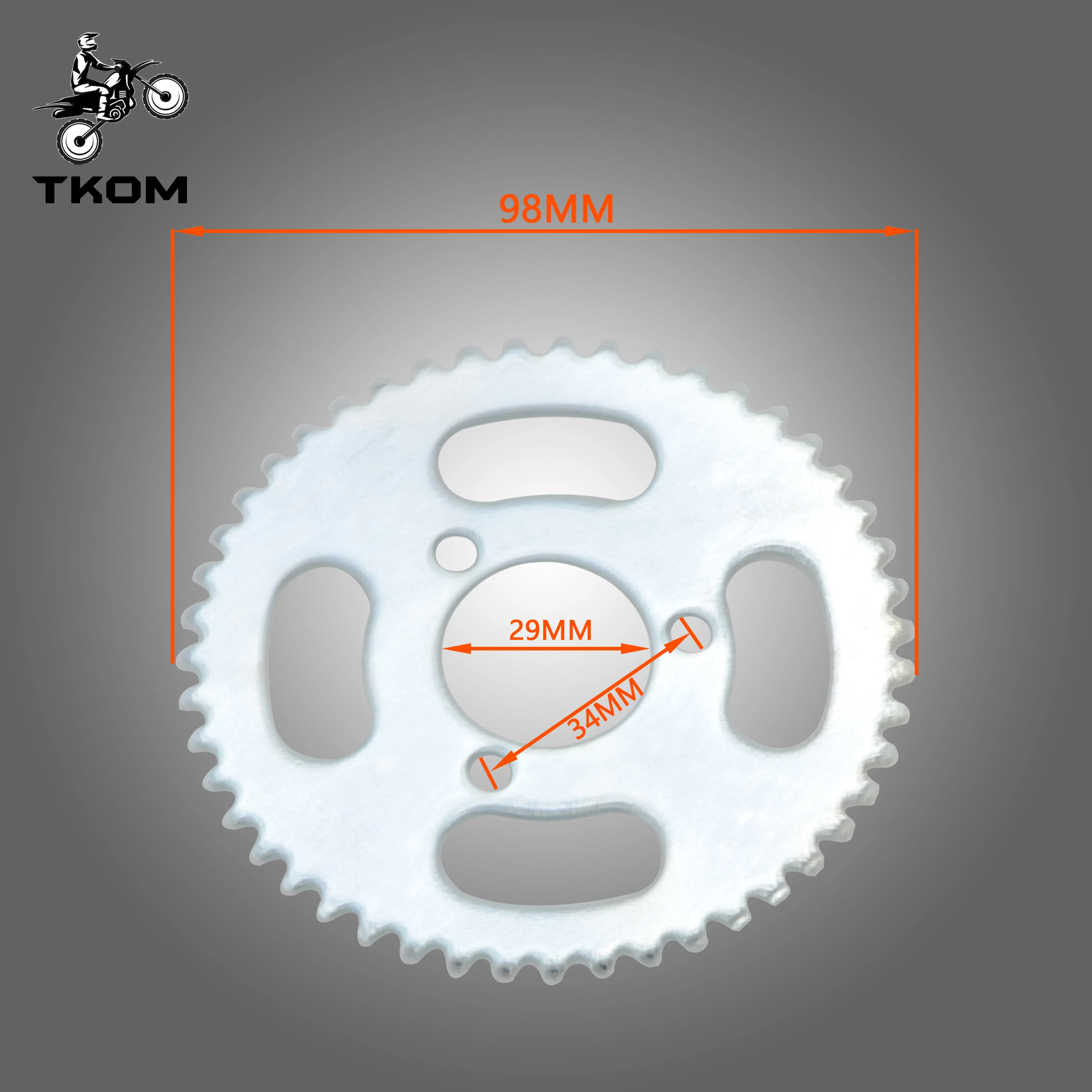 Аксессуары для мотоциклов цепь 438 задняя звездочка 47/55 зубов 29 мм 3/4 отверстия ATV