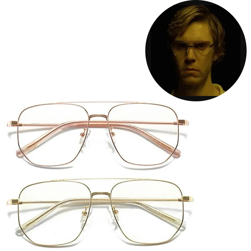 Movie Tv Cosplay Jeffrey Dahmer Glasses Adults Unisex Costume Eyeglasses Eyewear Halloween Prop Accessories Christmas Gifts