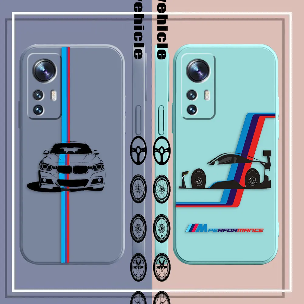 Phone Case For Xiaomi 13 12 12T 12S 11 11T 10 10S 9 8 Pro Ultra Lite Colour Case Cover Funda Cqoue Shell Comics Sports Car B-BMW