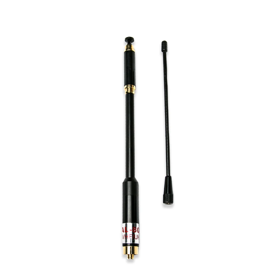 Walkie-talkie Antenna AL800 VHF UHF SMA-F Female Dual-band Telescopic for Two Way Radio Baofeng UV5R UV-5R UV-B5 UV-B6 BF-888S