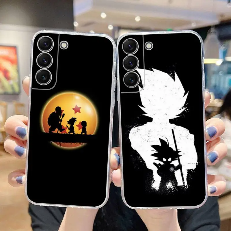 

Goku Son DBZ Dragon Ball Z Phone Case For Samsung Galaxy S22 S21 Ultra S20 S30 FE S8 S9 S10 5G Plus Lite Soft Transparent Cover