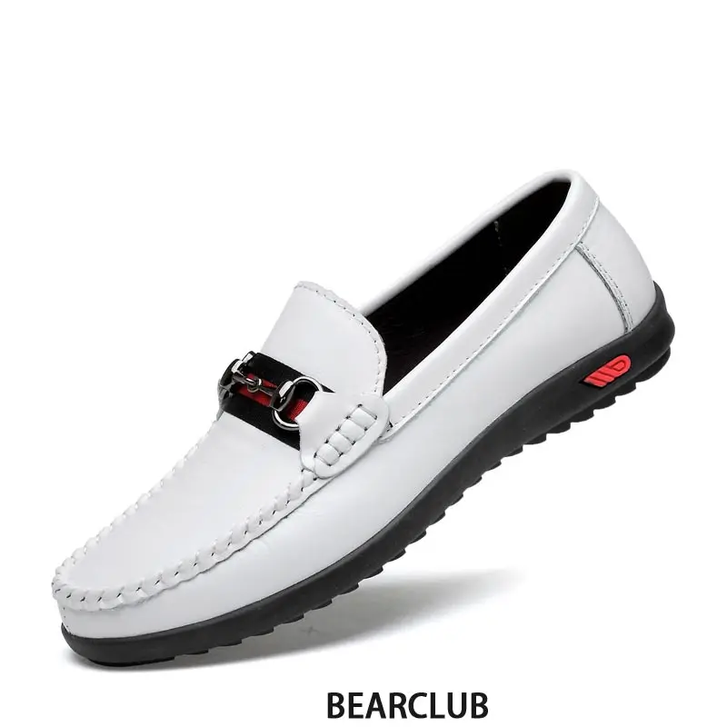 

BEARCLUB 2022 New Real Leather Shoe Fashion Footwear Slip-on Loafers High Quality Spring Autumn Casual Shoes Zapatos De Hombre