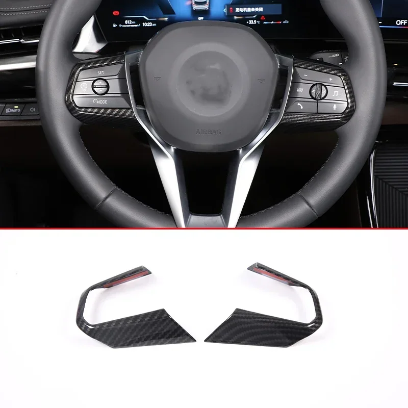 

Для BMW X1 U10 U11 2023-2024 ABS углеродное волокно интерьерный комплект рулевое колесо приборной панели консоли Аналогичная отделка наклейки