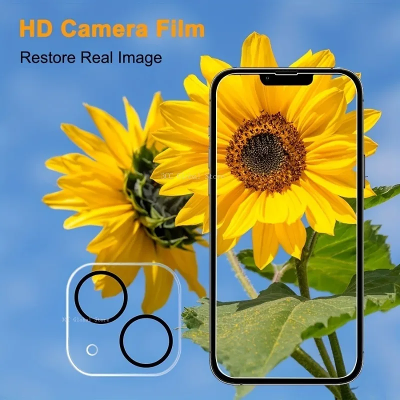 4 в 1 твердое закаленное стекло 9H для защиты экрана с защитой объектива камеры IPhone