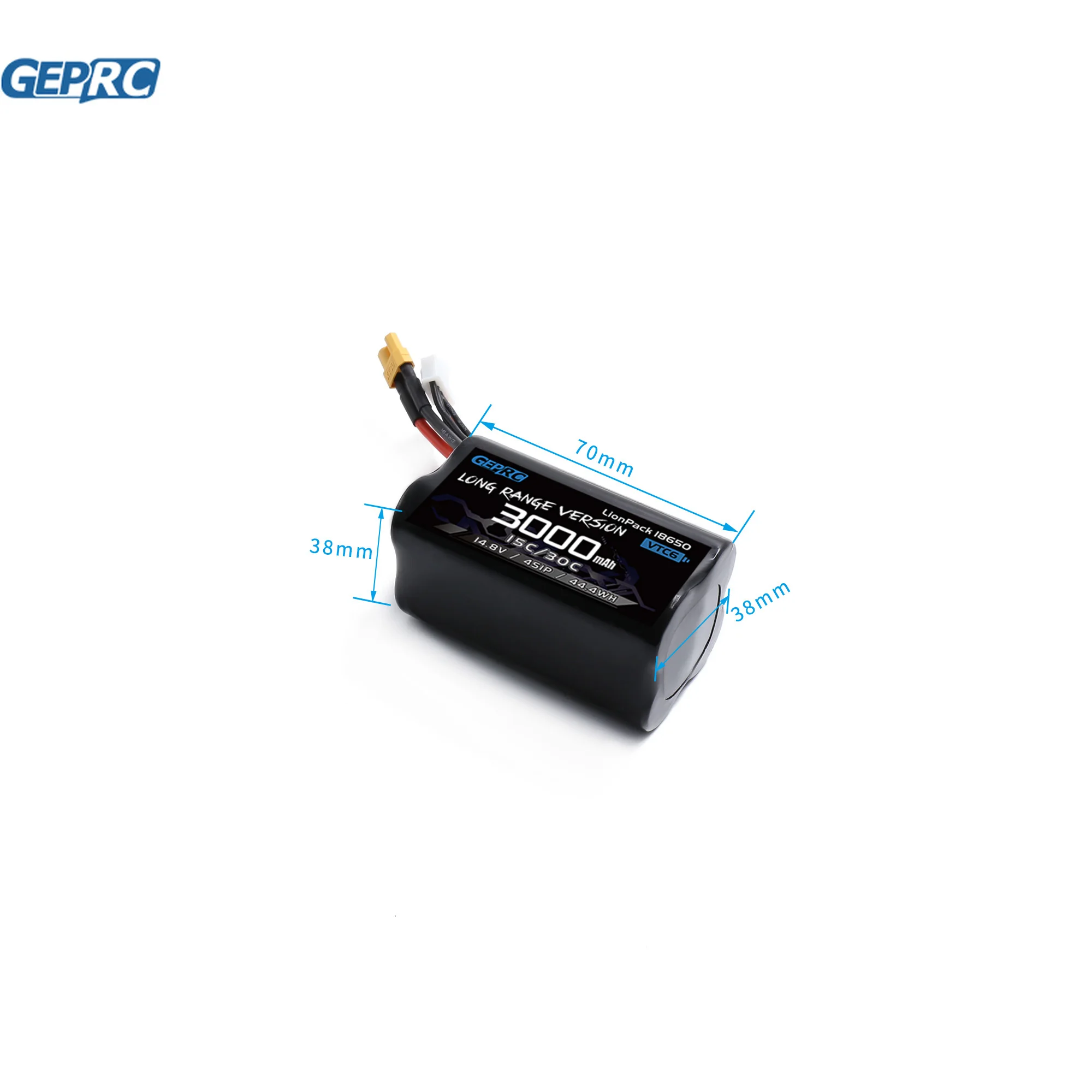 GEPRC VTC6 18650 4S1P 3000 мАч батареи XT30 XT60 штекер подходит для крокодила Baby4