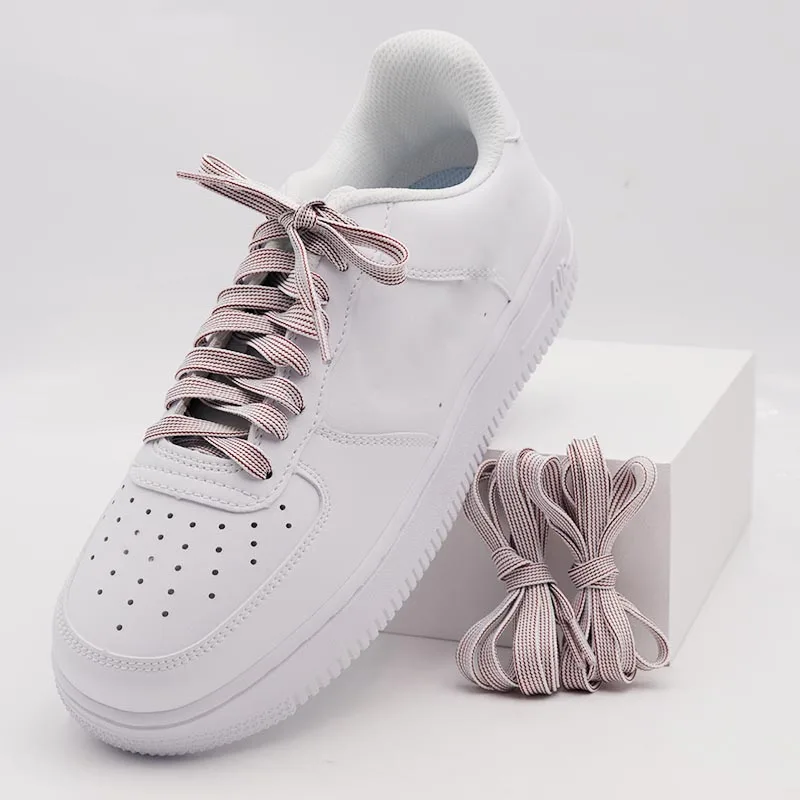 Coolstring Официальный 9 мм плоский шнурок с цветным переплетением, женские модные кроссовки, прочные, дешевые, оптовая продажа