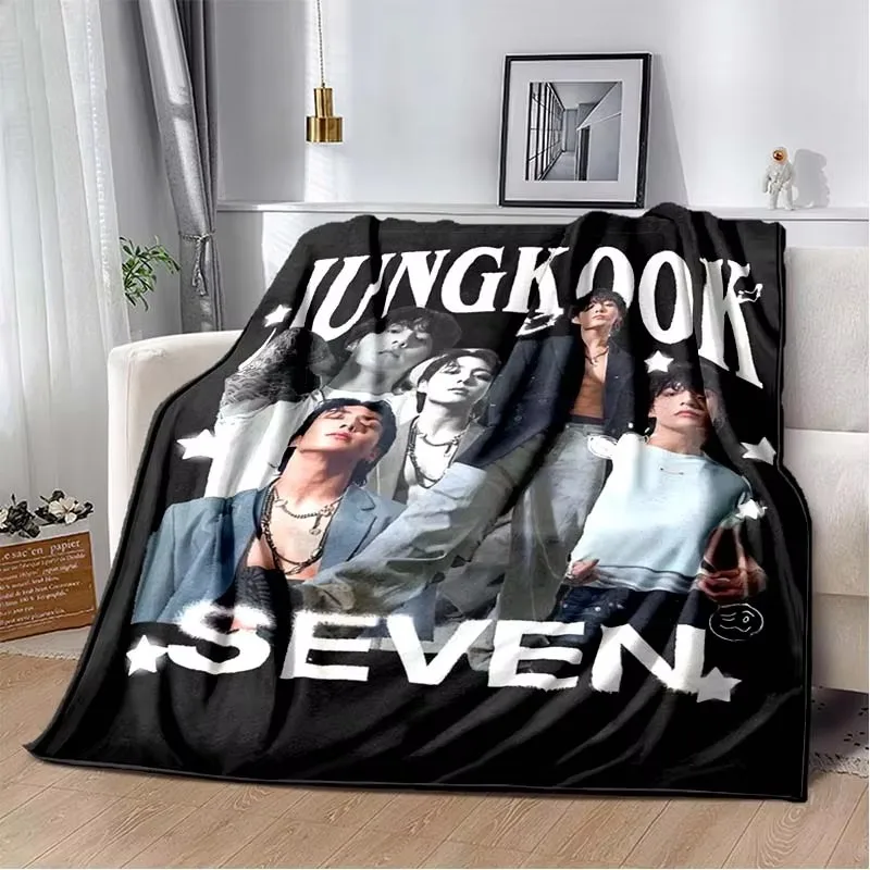 3D модное одеяло KPOP idol J-Jung Kook с принтом для гостиной спальни дивана офиса