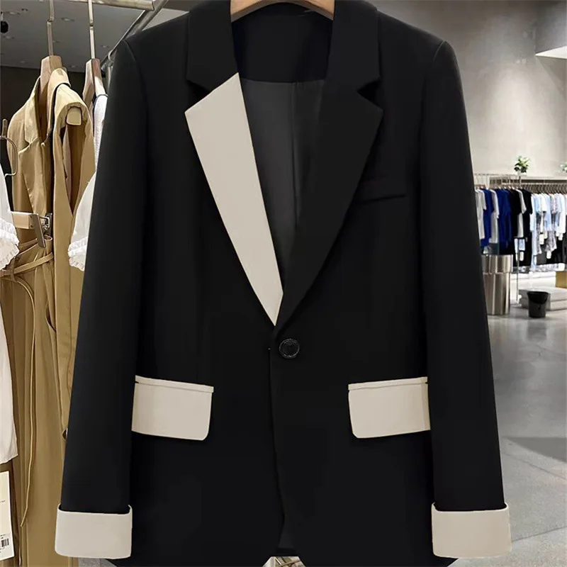 Пиджак женский весенне-осенний новый костюм Casaco Blazer Femenino De Alta Qualidade Feminino Femme Blazers