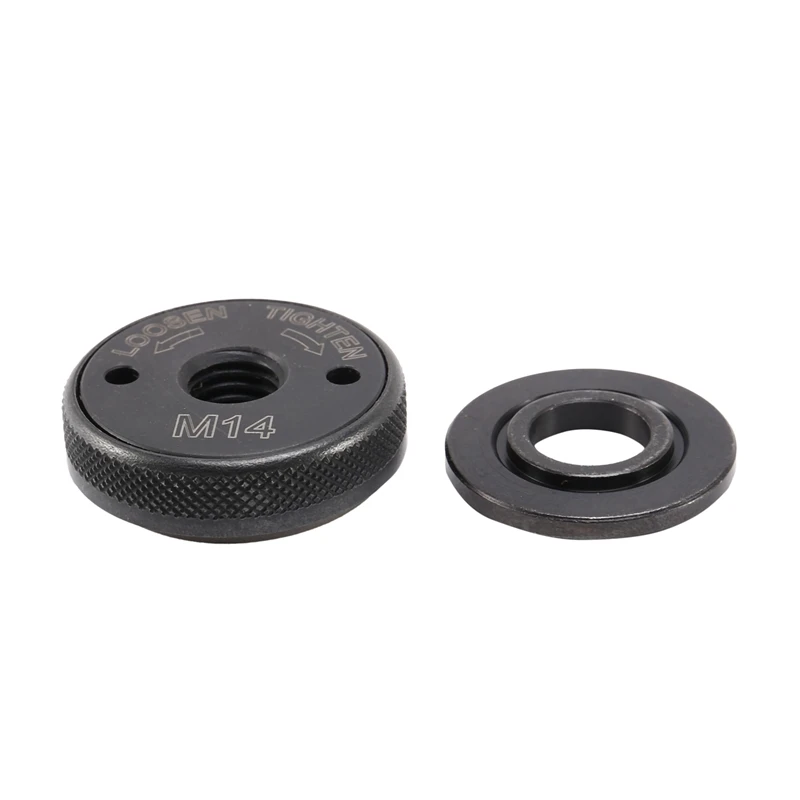

New-2Pcs M14 Thread Inner Outer Flange Nut Set Quick Release Nut Power Replacement For Makita Angle Grinder