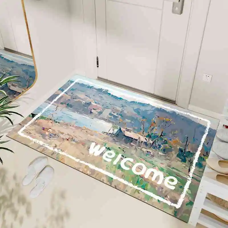 

Для гостиной, спальни, ванной, нескользящий коврик, коврик для ног,