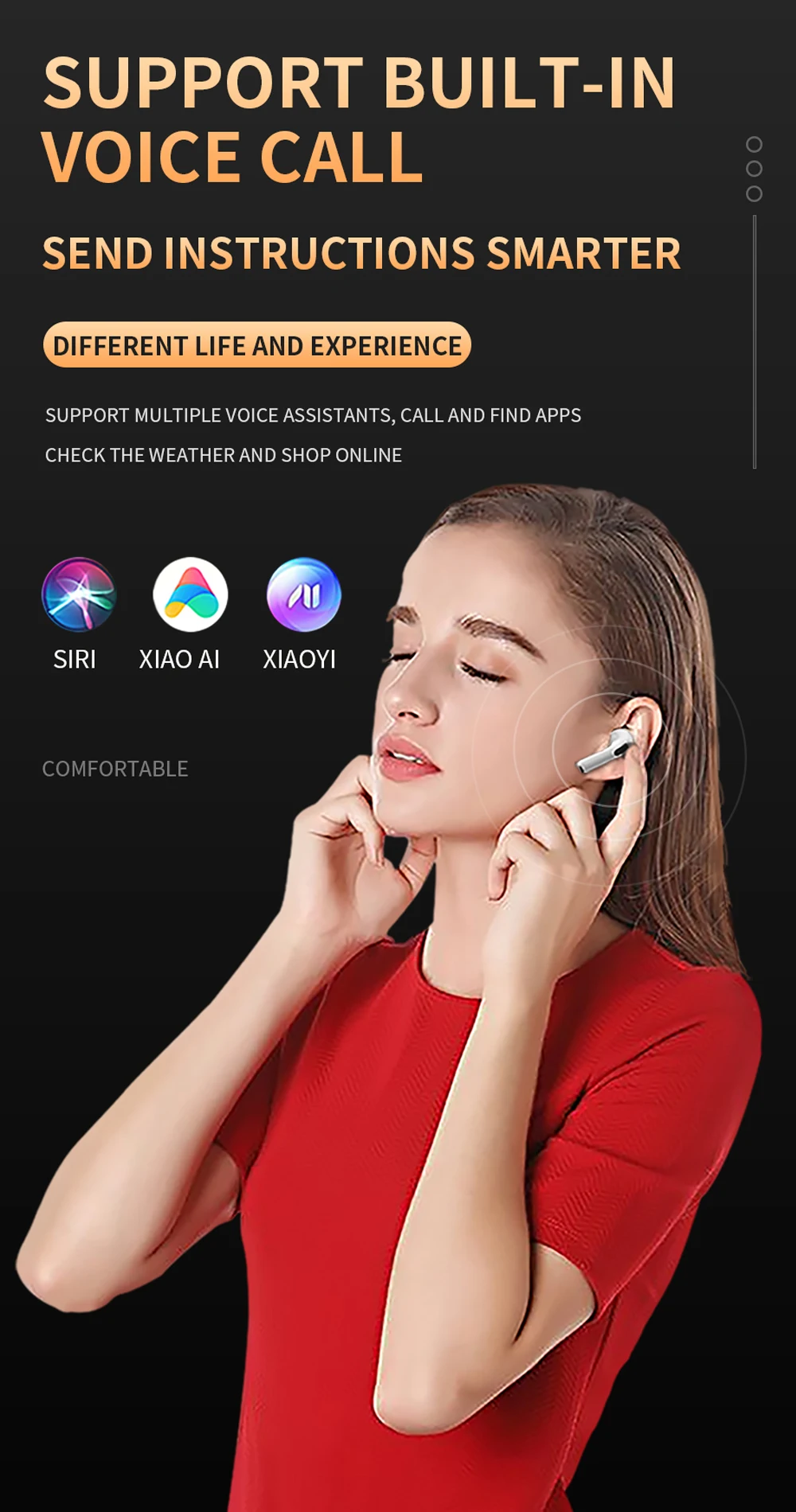

Air Pro 6 TWS Wireless Earphone Bluetooth Headphones V5.0 Mini Fone Earbuds With Charging Box Sports Headset for Smart Phones