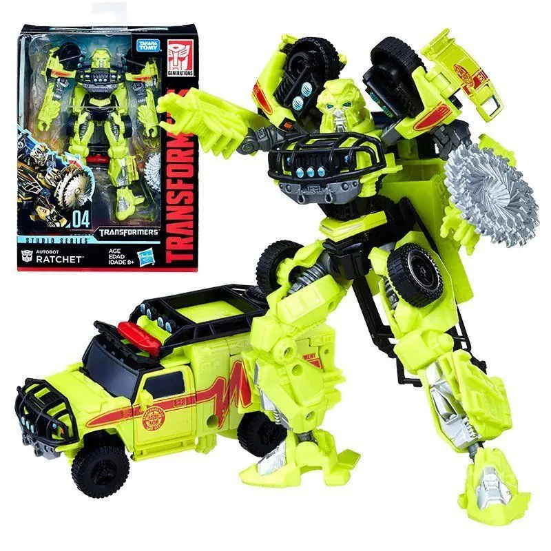 

Hasbro Трансформеры поколения Делюкс 3C выпуск фильма SS-04 трещотка Autobot игрушки деформируемая модель детские рождественские подарки