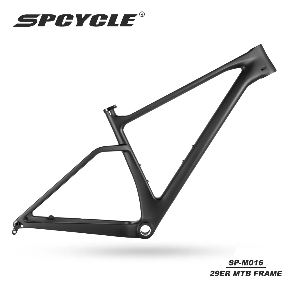 Spcycle 29er MTB Carbon Frame Boost 148x12mm Hardtail Mountain Bike Frames T1000 Carbon MTB Frame 15/17/19/21inch