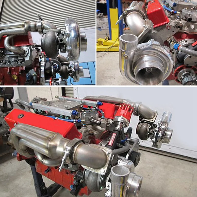 Для T3 T4 турбофланец 3-дюймовый Vband из нержавеющей стали 90-градусный коленчатый